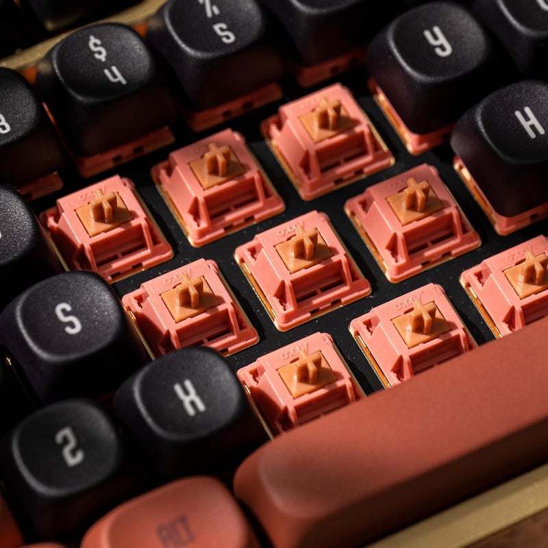 AKKO Rosewood Keyboard Switch for Mechanical Gaming Keyboard, 5-Pin 40gf Linear Pre-Lubed Switches (45pcs) - Image 3